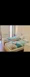 Cama individual branca