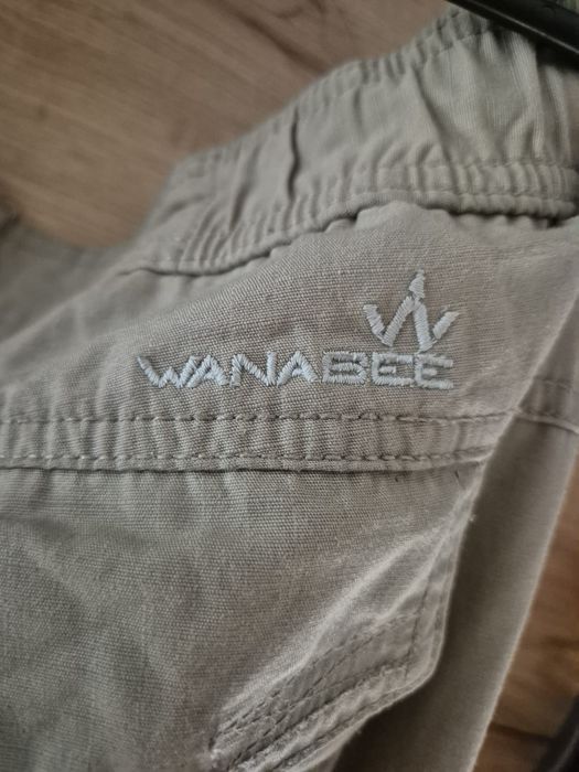 Spodnie Wanabee bojówki beżowe pustynne XXL męskie uniseks