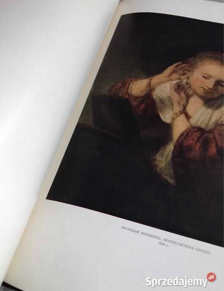 unikatowy  album rosyjski Rembrandt malarstwo sztuka reprodukcje