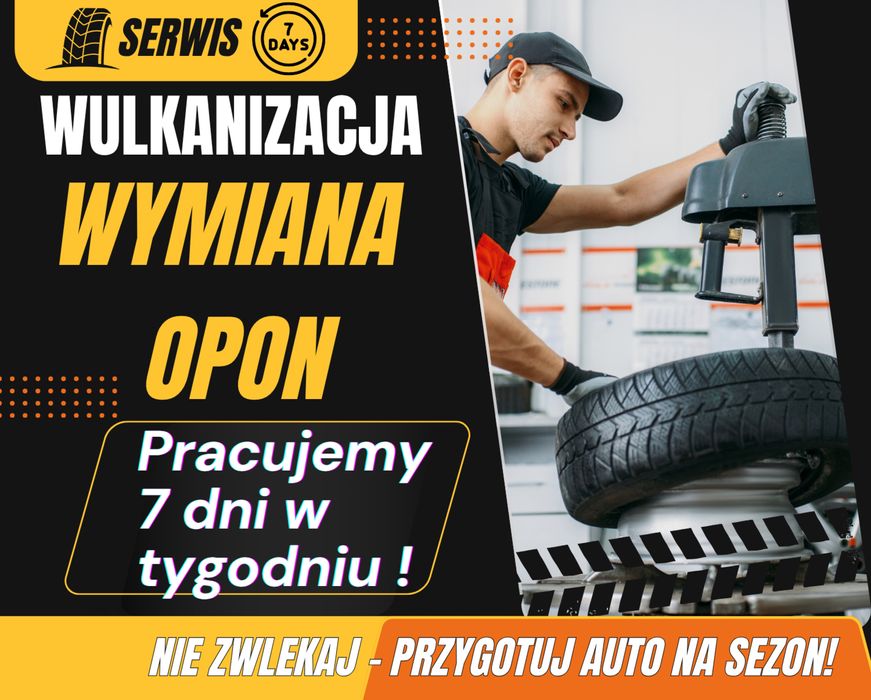 Wulkanizacja Borek - Wymiana opon ! Pn-Pt 8-20, Sb 9-17, Nd 13-18