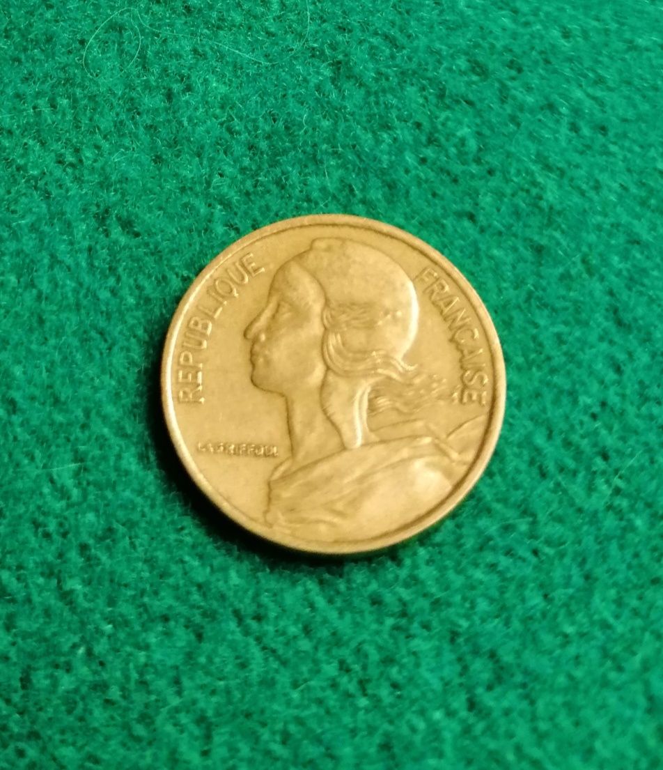 Moeda Francesa de 5 centimes