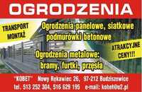 Ogrodzenie, Ogrodzenia Panelowe, Montaż, Transport, PROMOCJA