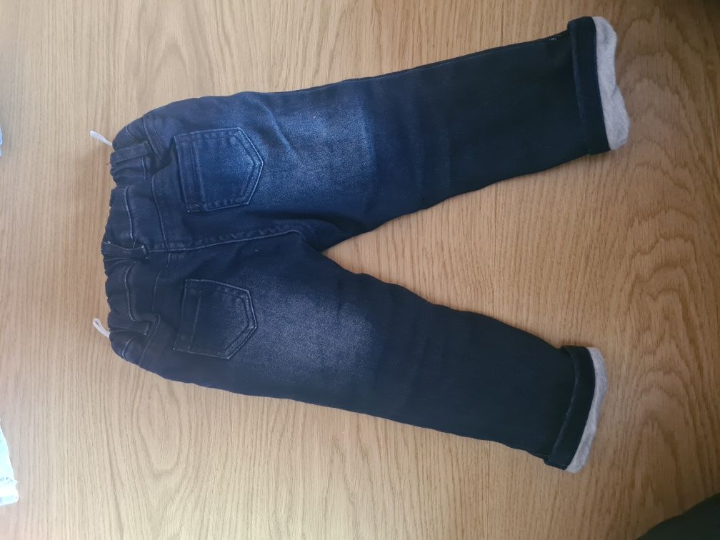 Spodnie jeansowe ocieplane CA