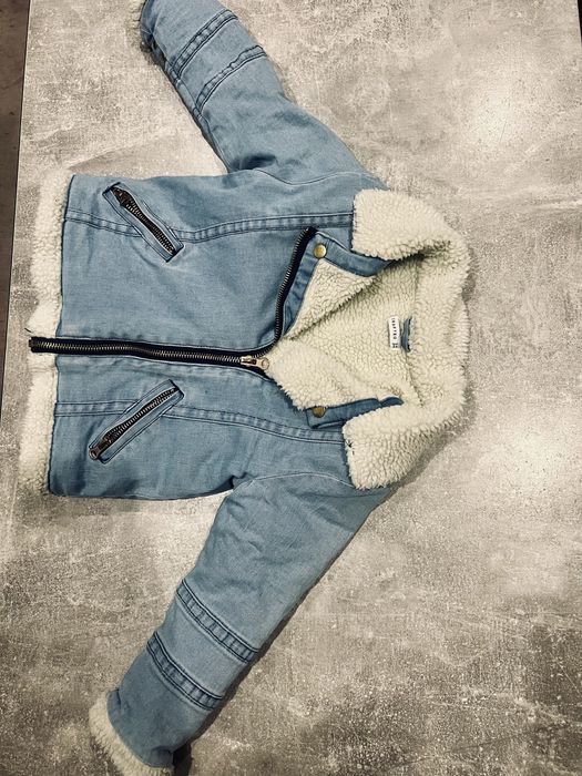 Kurtka jeansowa z futerkiem