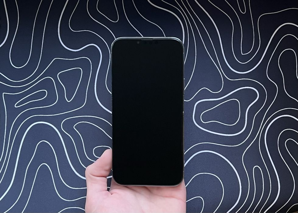 Отличный iPhone 13 PRO MAX 128 гб - 97% АКБ - NEVERLOCK - SIERRA BLUE