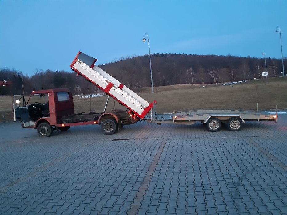 Transport do 3,5T+ laweta + minikoparka