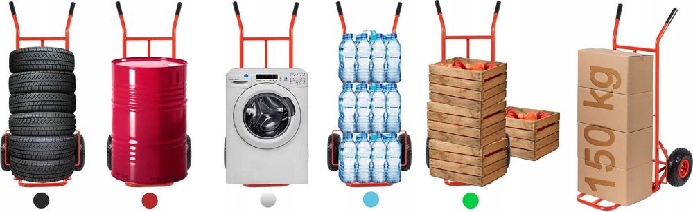nowy wózek transport. magazynowy młynarka 2xplatforma 150kg okazja fv