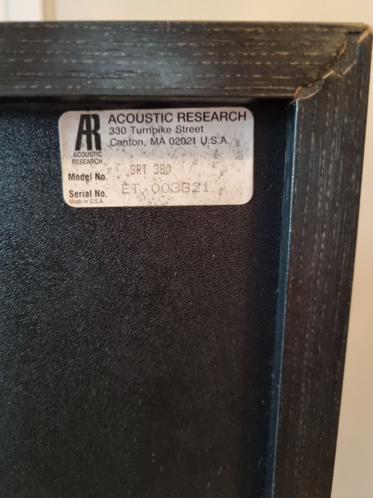 Acoustic Research STR 380