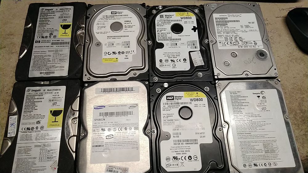 Dyski HDD 3,5cala IDE 8szt