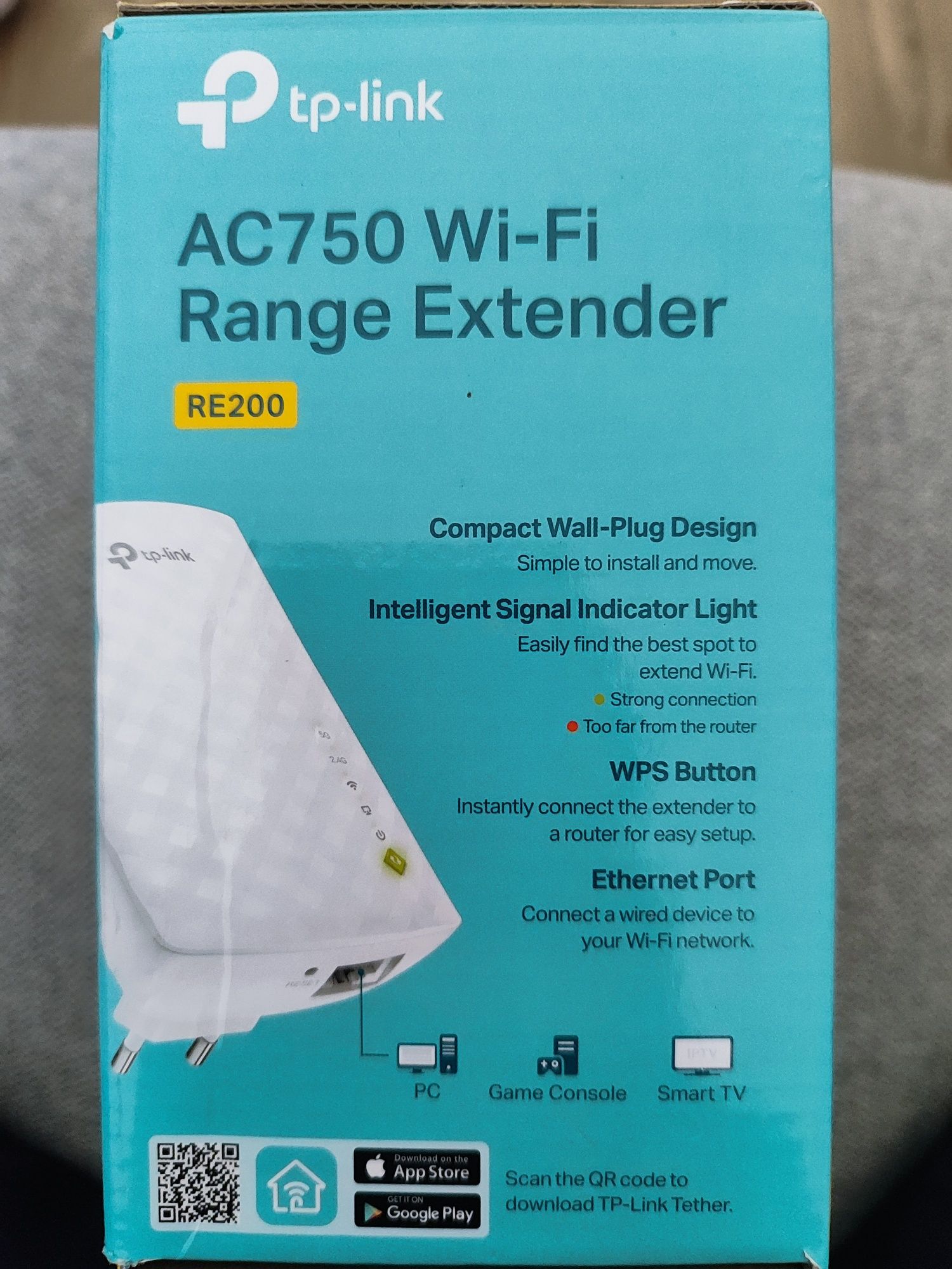 TP-Link Repetidor RE200 Extensor de Cobertura WiFi AC750