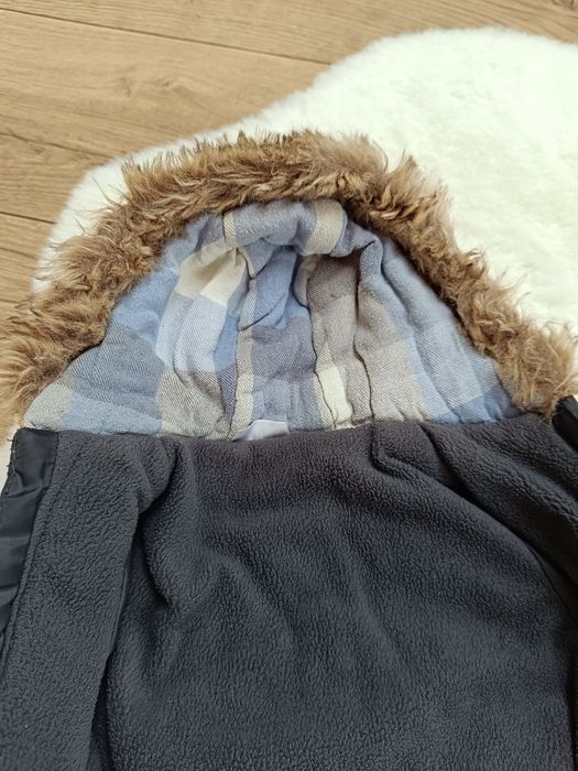 Zimowy ocieplany kombinezon chłopięcy 56 cm