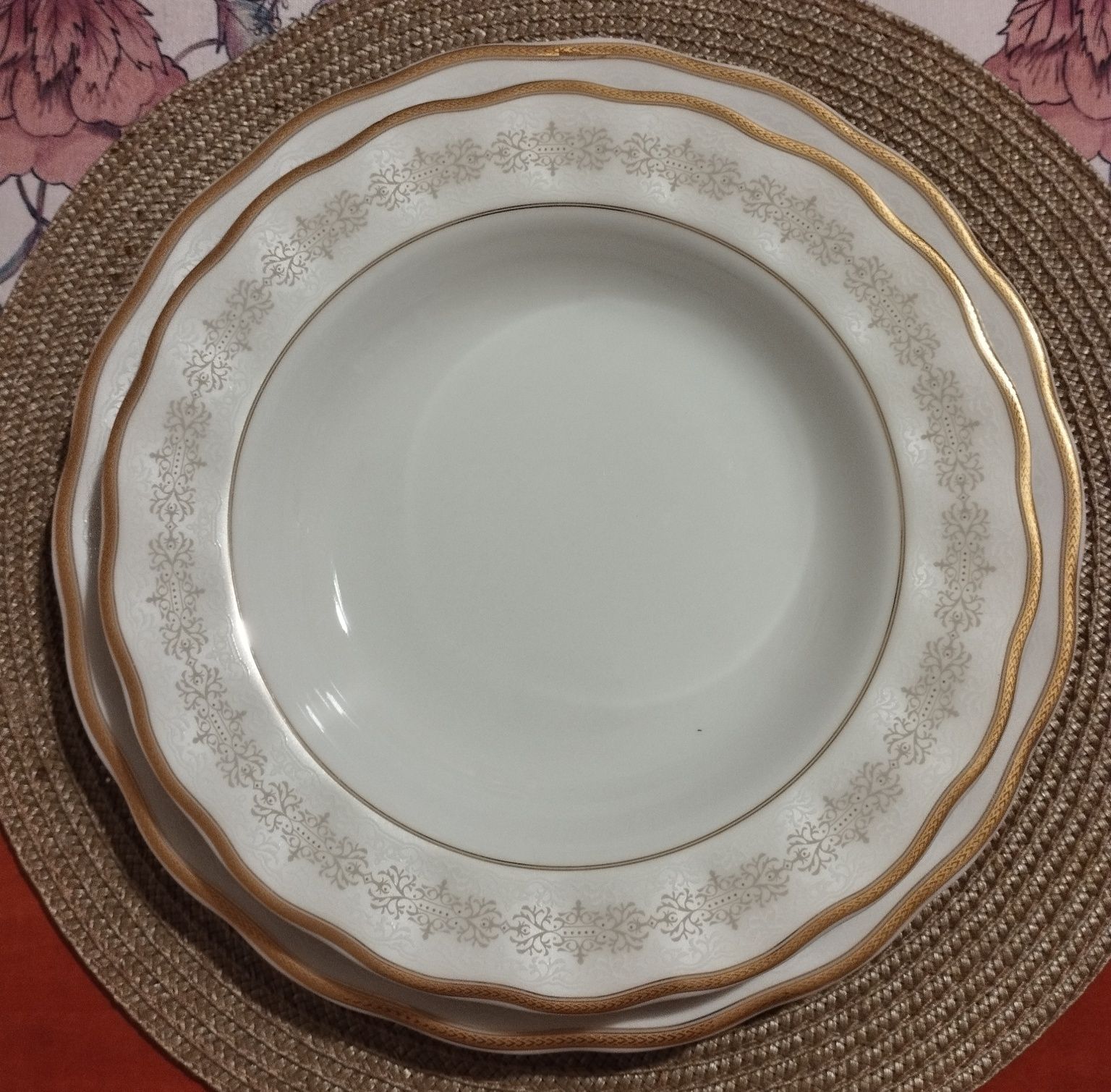 Serwis obiadowy porcelanowy