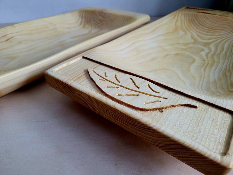 KORYTA do restauracji i gastronomii TACE rzeźbione z drewna 60cm