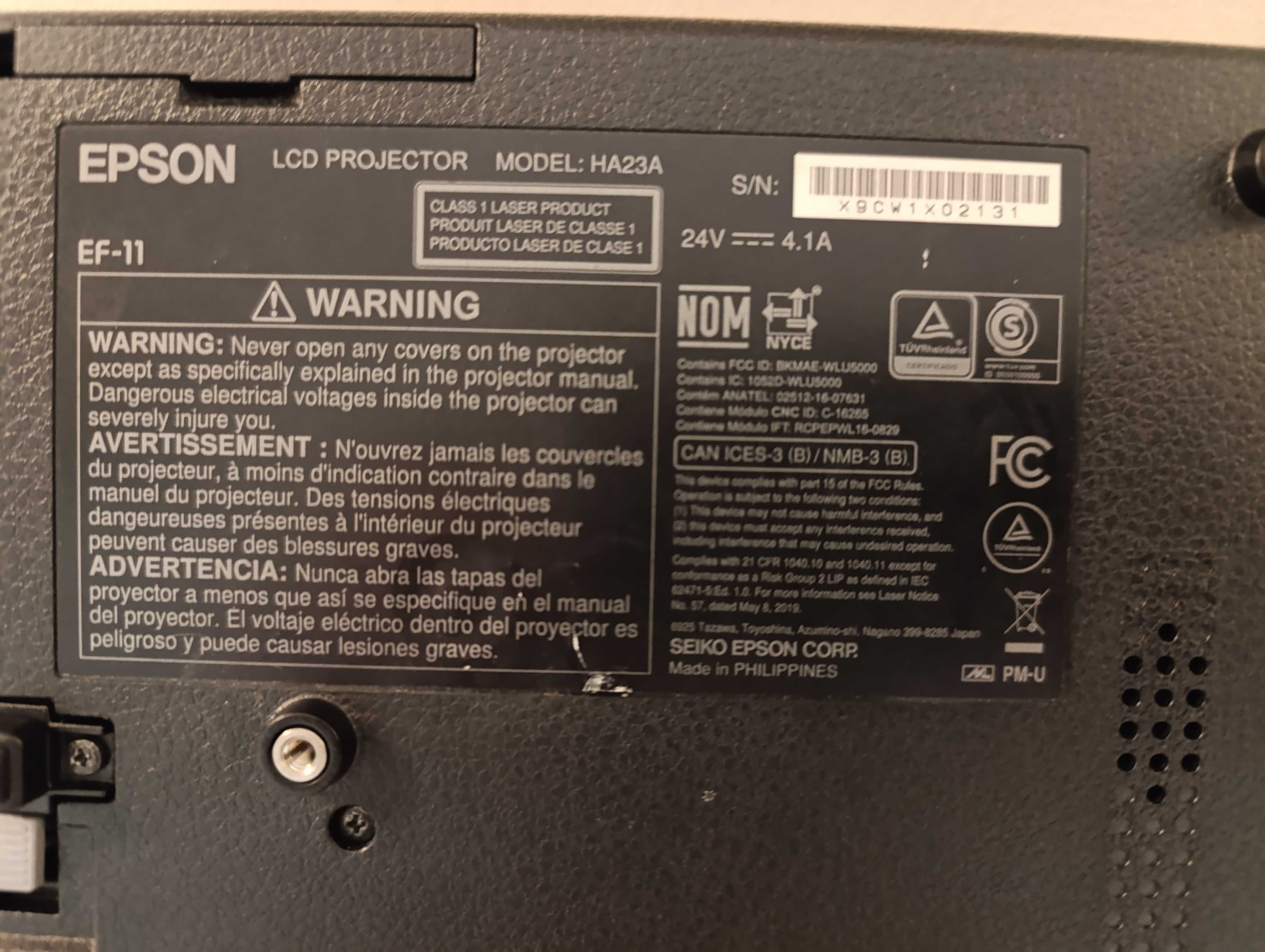 Проектор лазерний Epson Ef-11