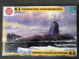 Model do sklejania Nuclear Submarine K-3 Zvezda 9035