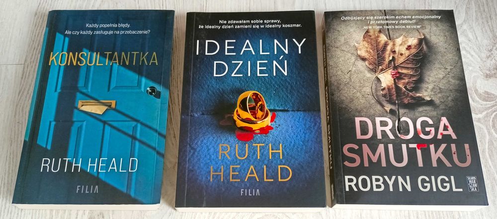 3x Ruth Heald Idealny dzień + Konsultantka + Robyn Gigl Droga smutku