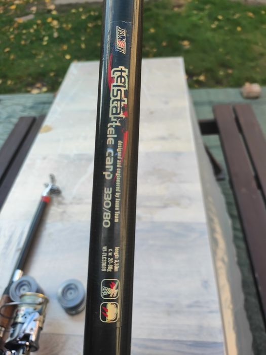 Wędki składane + 2 kołowrotki DAM