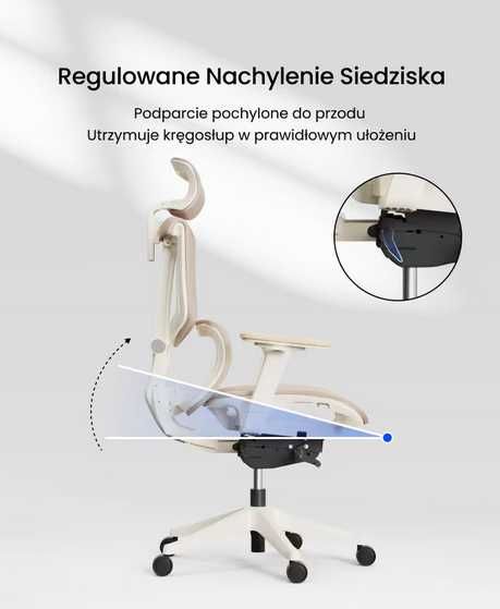 Ergonomiczne Krzesło z Wieloma Regulacjami (C7)