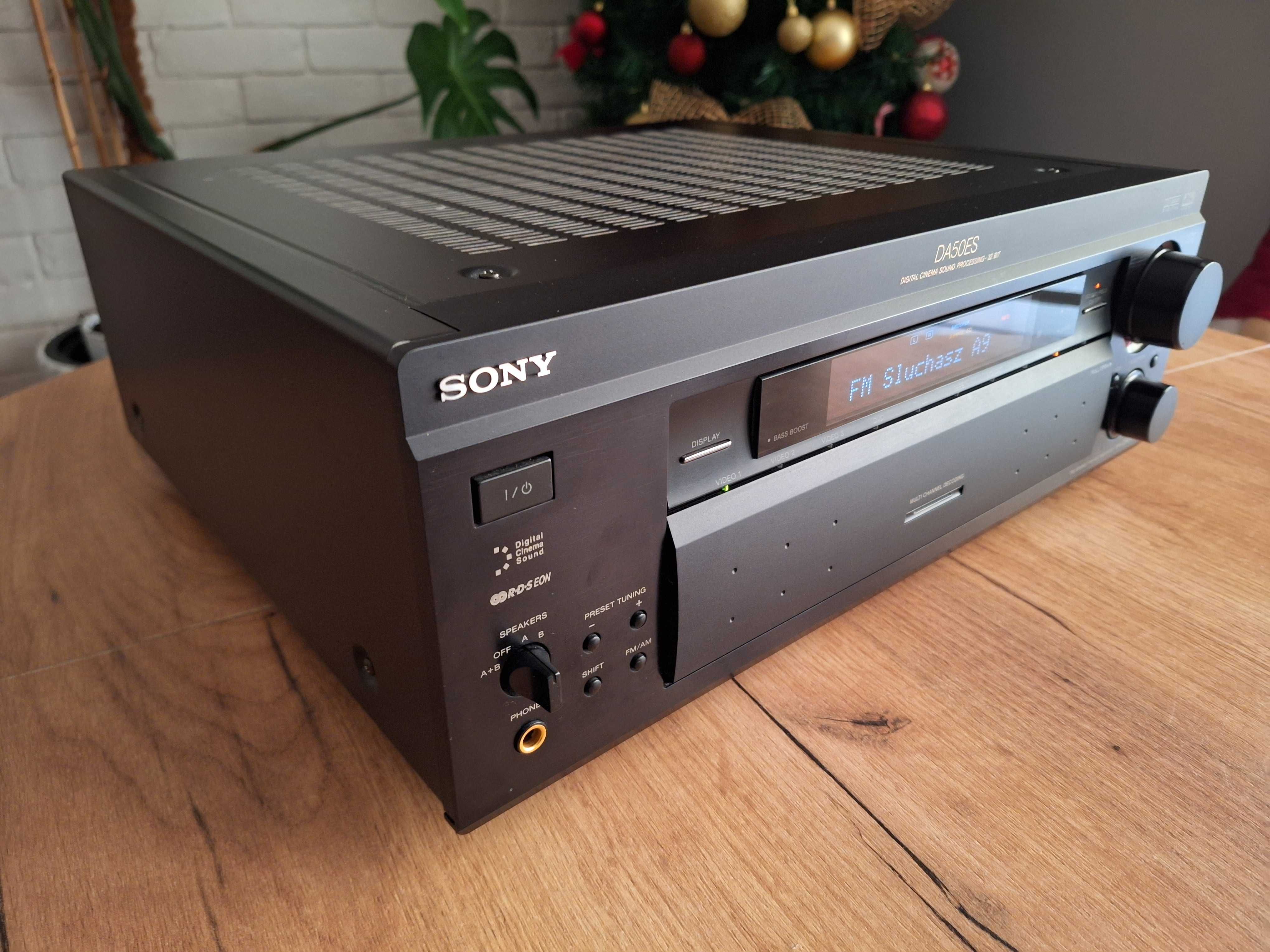 Amplituner Sony STR-DA 50 ES najwyższy model  z danej serii dwa piloty