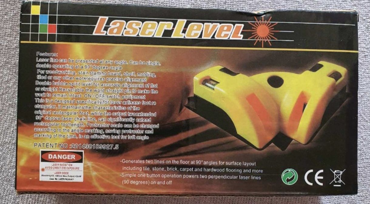 Poziomica laserowa leser  kątowy