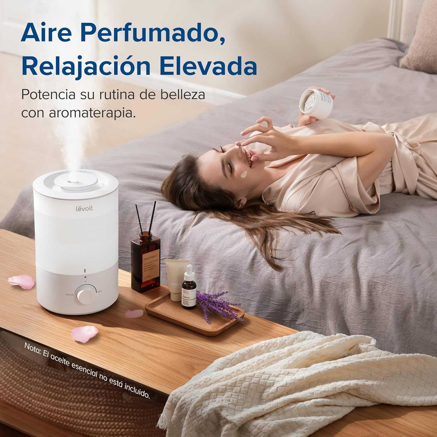 Humidificador ultrassónico 3L de aromas e silencioso
Novo sem etiqueta