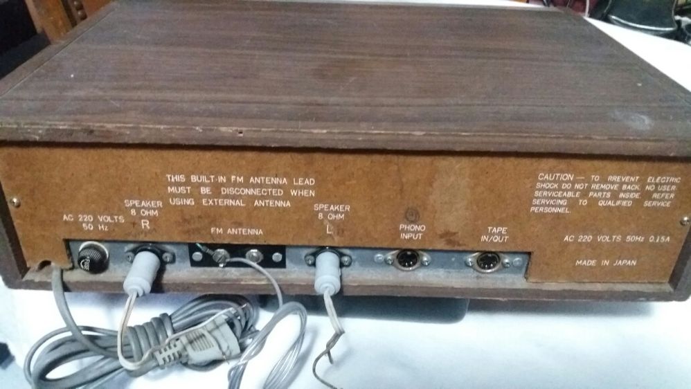 Amplificador/radio sintonizador ( tuner ) Aciko antigo impecavel