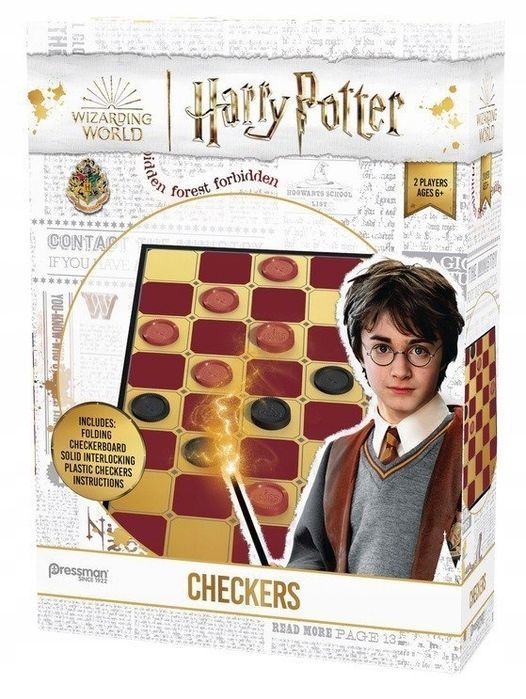 Warcaby HARRY POTTER Classic Magiczna Gra dla 2 graczy