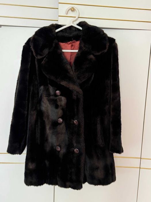 Futro sztuczne Vintage brazowe Astraka