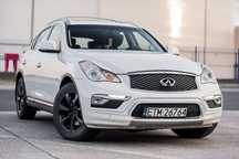 Infiniti QX50 Biała Perła, Stan Idealny, 3.7, AWD, Relingi, Car Play POLECAM!