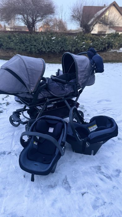 Коляска для двійні Peg Perego Duette ВЕСЬ КОМПЛЕКТ