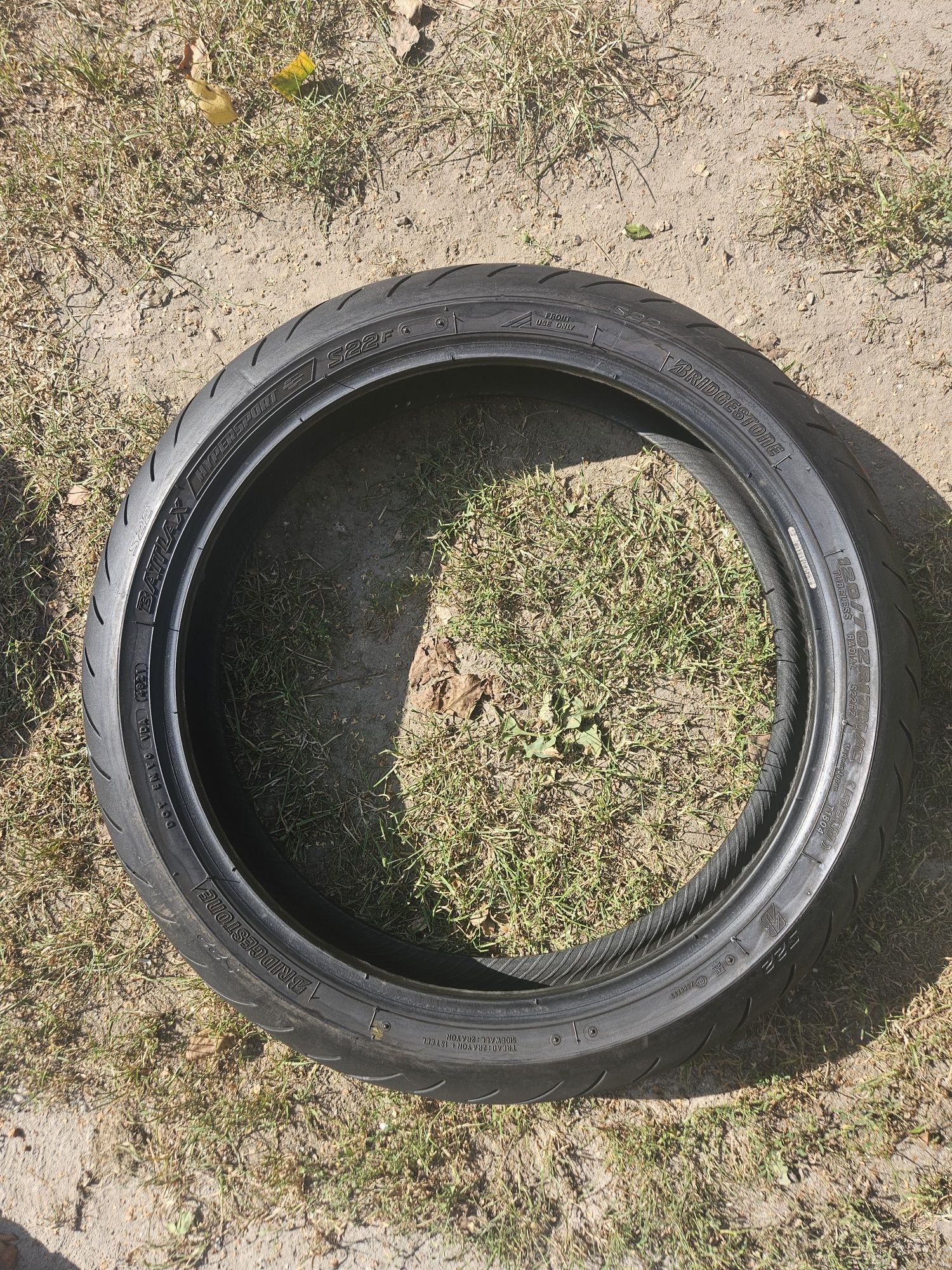Bridgestone Battlax S22 120/70R17 Dot 4821 Nr.0941