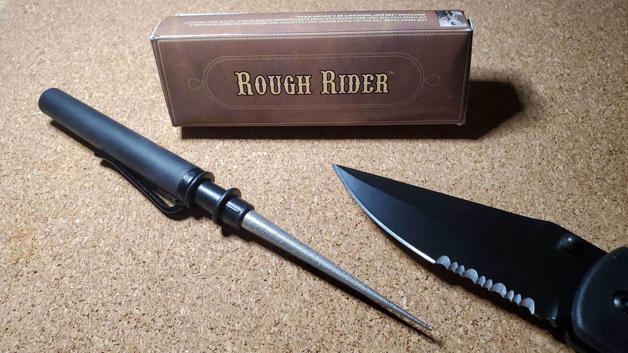Алмазная карманная точилка для ножей и не только Rough Rider.