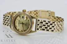 Złoty damski zegarek z bransoletą 14k włoski Geneve lw078ydg&lbw004y