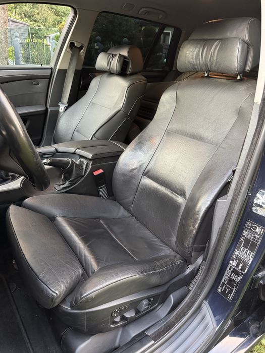 BMW 530i 272km 2007r touring manual zadbany 2 kpl kol zamiana