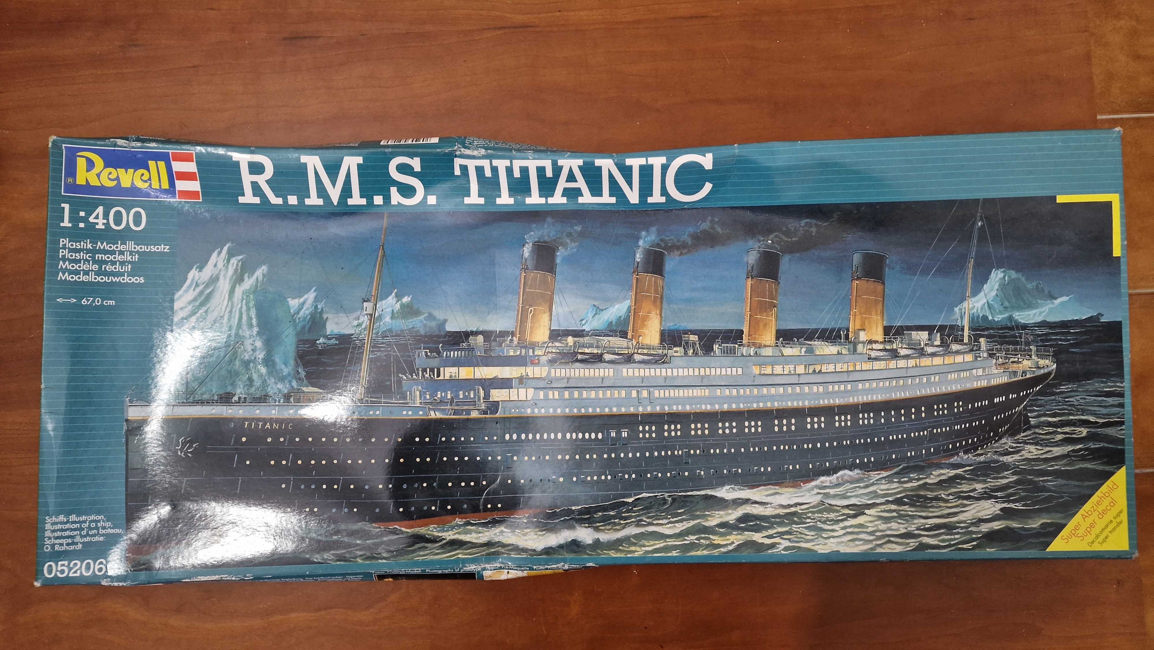 Modelismo Kit R:M:S: Titanic 1:400, kit montagem, miniatura Titanic