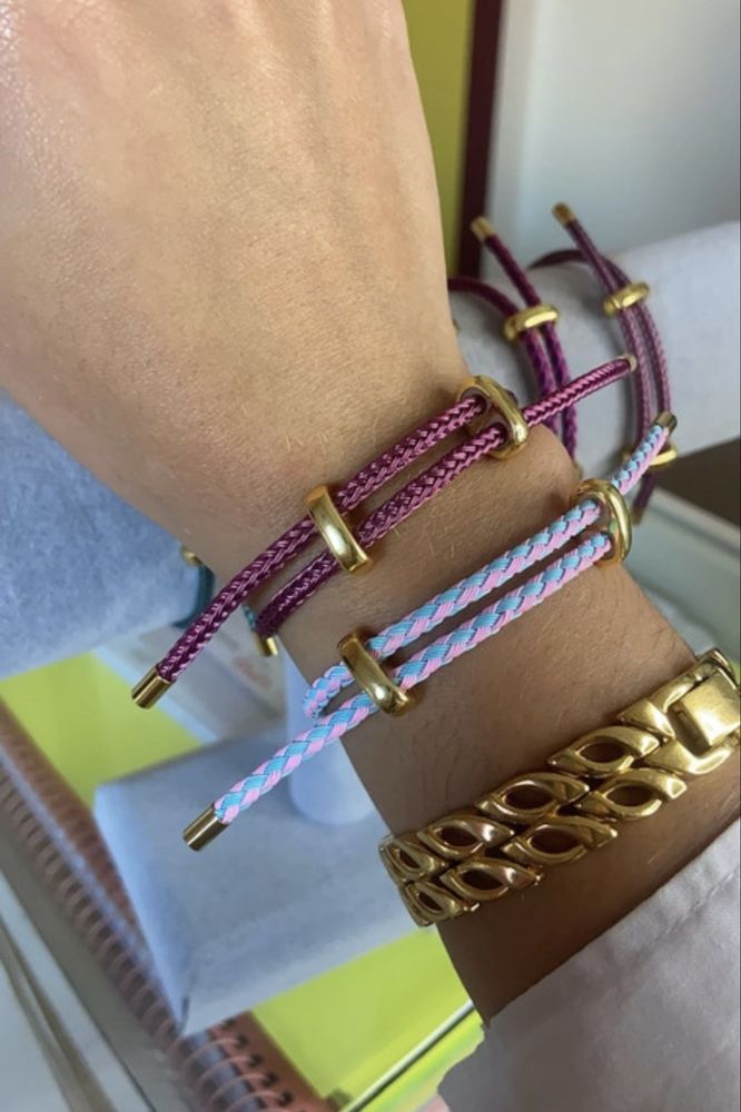 Pulseiras corda- 5 NOVAS
