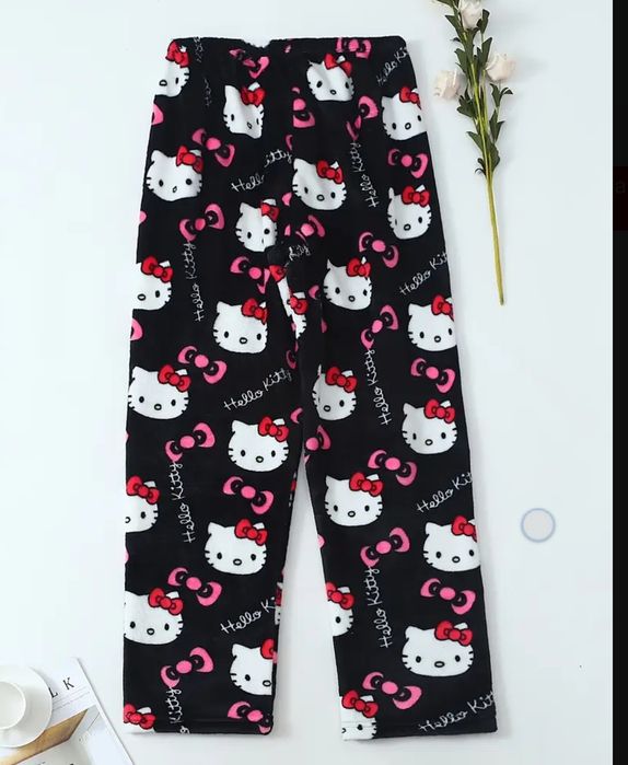 Теплі піжамні штани Hello Kitty + ПОДАРУНОК