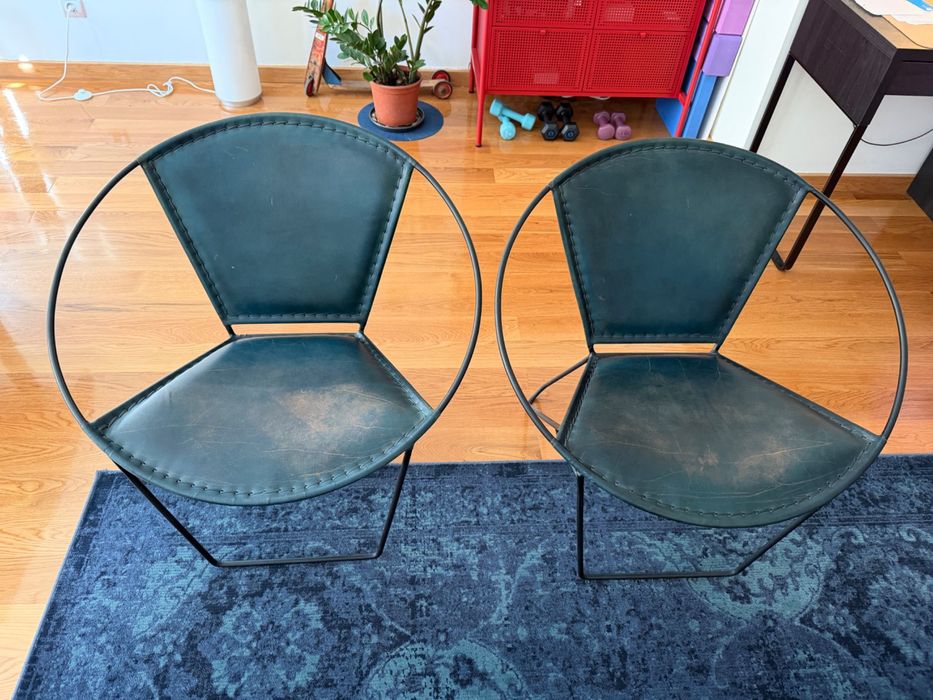 Leather Chairs from Area