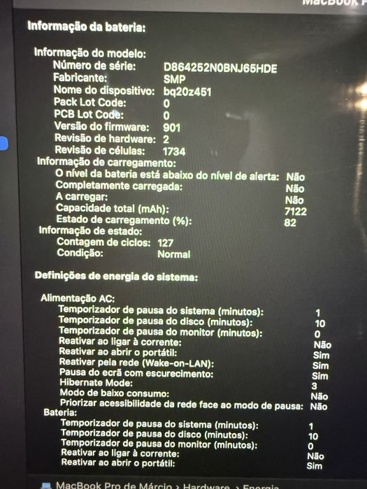 Macbook Pro 15 2018 i9
