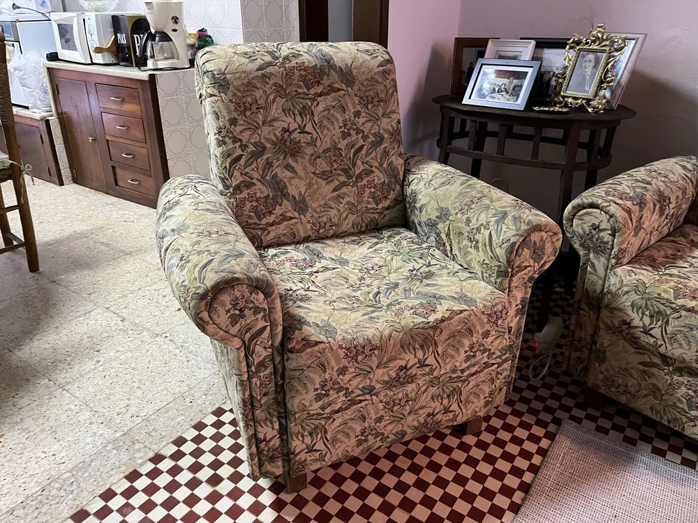 Sofá modular 3 lugares + poltrona