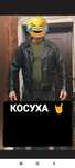 Косуха кожаная , байкерская