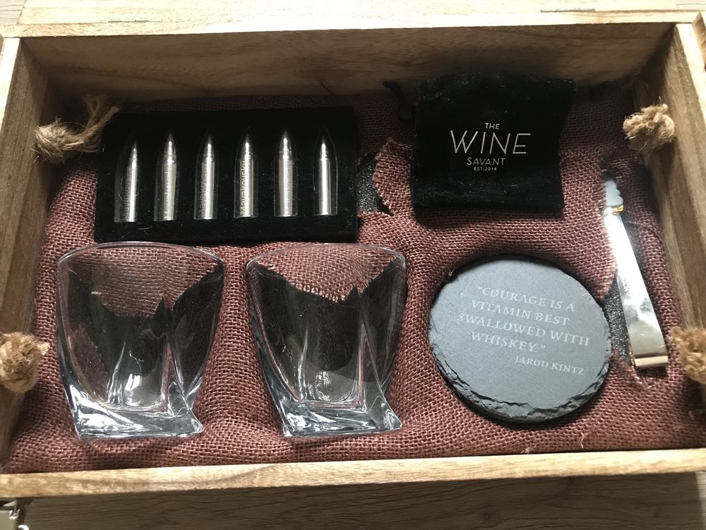 Подарочный набор для виски "Twist" от Wine Enthusiast