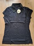 Bluzka polo Atlantic, rozmiar XL, bawełna, czarna