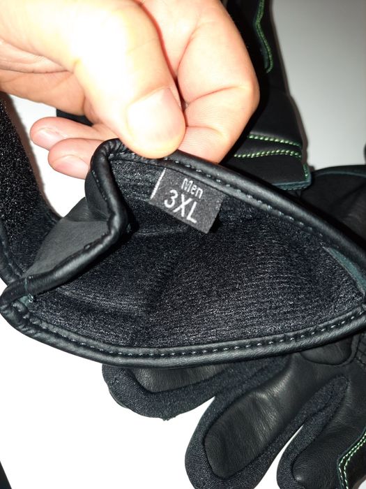Luvas motard cano alto 3XL novas