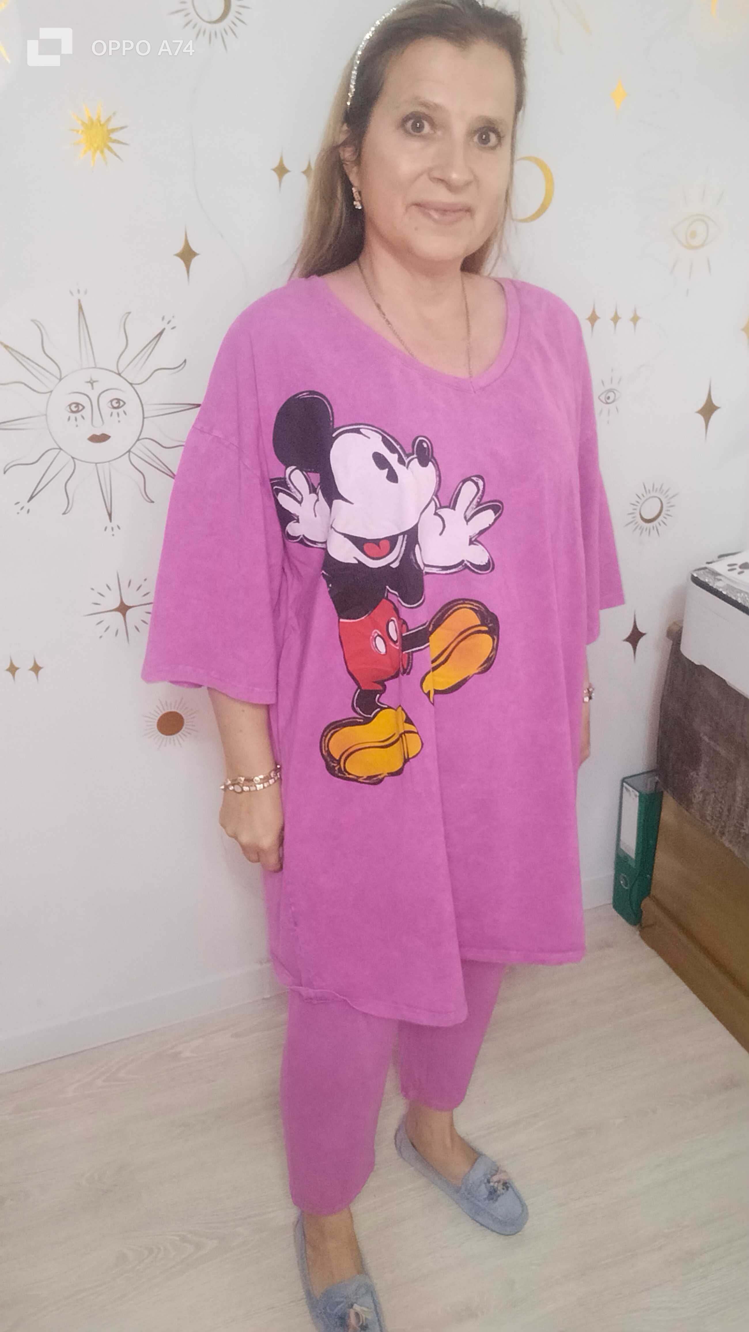 Komplet Dres Plus Size Oversize WAWA 2XL-4XL Tunika + getry