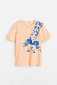 Яскрава, весела футболка з жирафом, H&M