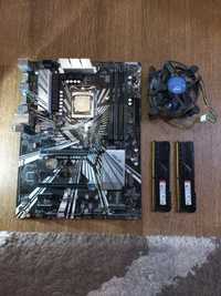 Комплект  i5-8600k, asus prime z390-p, 16 gb