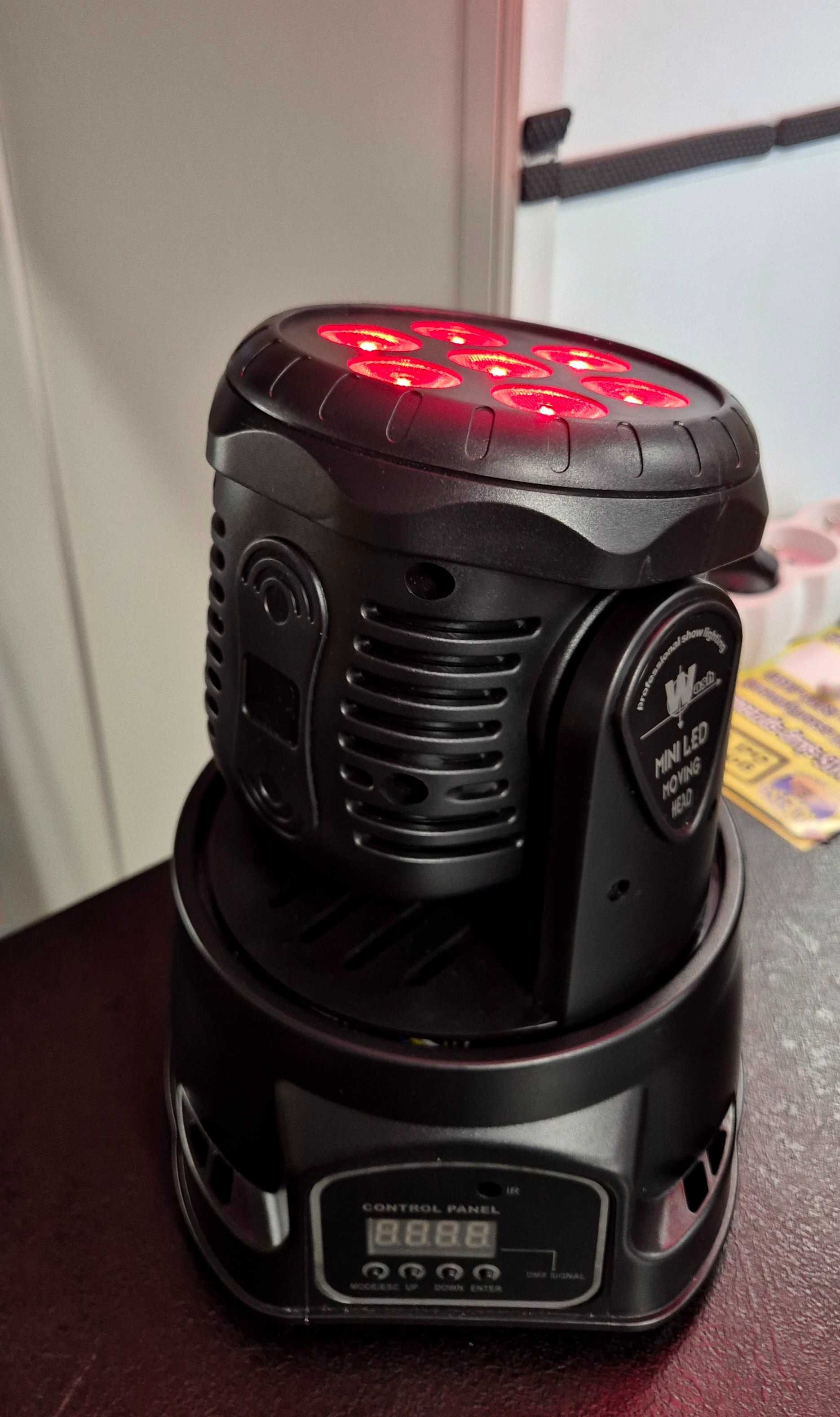 Lampa Dyskotekowa Wash Led Moving Head, Komis Jasło Czackiego