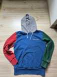 Bluza hoodie z kapturem champion Reverse kolorowa s męska niebieska
