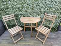 Sprzedam stolik i dwa krzesła na balkon IKEA Askholmen